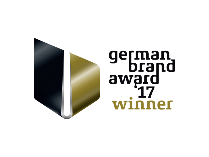 Logo - German Brand Award Winner in black / gold
